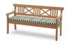 Skagerak Drachmann Cushion 165 cm, abricot clair / vert foncé