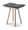 Skagerak Tabouret Georg, gris foncé / noir