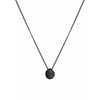 Skultuna Collier d'objets opaques 316 l Steel Ø60 75 cm, noir en titane