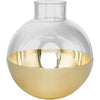 Skultuna Pomme vase et chandelier grand, laiton