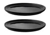 Stelton Theo plaque Ø 22 cm, noir