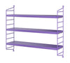 String Furniture Étagère murale de poche à cordes, violet