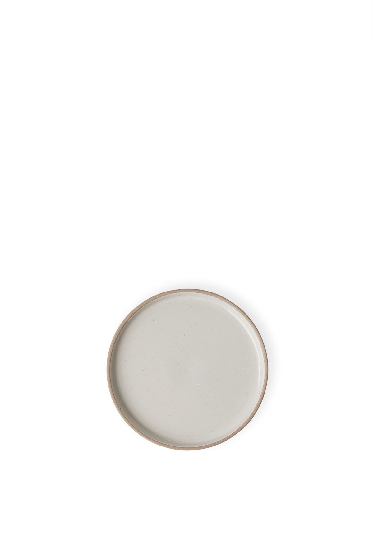 Studio About Clayware Set Of 2 Plates Medium, Sand/Grey