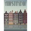  Amsterdam Canal Houses Poster 70 X100 Cm