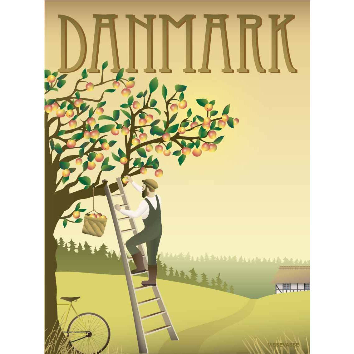 [product_category]-Vissevasse Denmark Apple Tree Poster, 30 X40 Cm-Vissevasse-5713138805625-F-2018-056-M-VIS-1