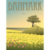 Vissevasse Denmark Rapeseed Fields Poster, 50x70cm