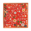 Wedgwood Wonderlust Crimson Jewel Firkantet bakke 14,5 cm Givelæske, rouge