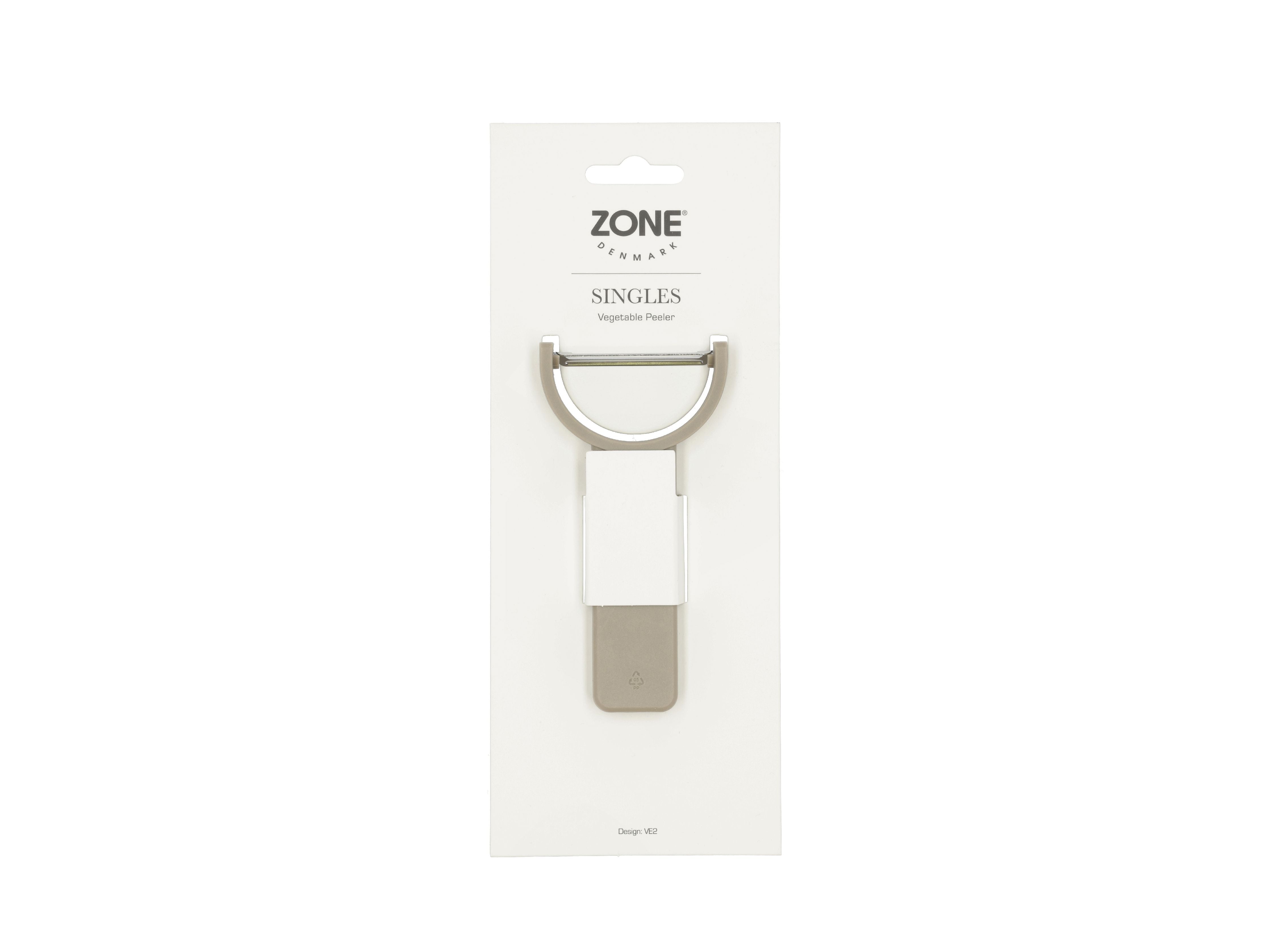 [product_category]-Zone Denmark Singles Vegetable Peeler 12x5,9 Cm, Soft Taupe-Zone Denmark-5722000296225-29622-ZON-2