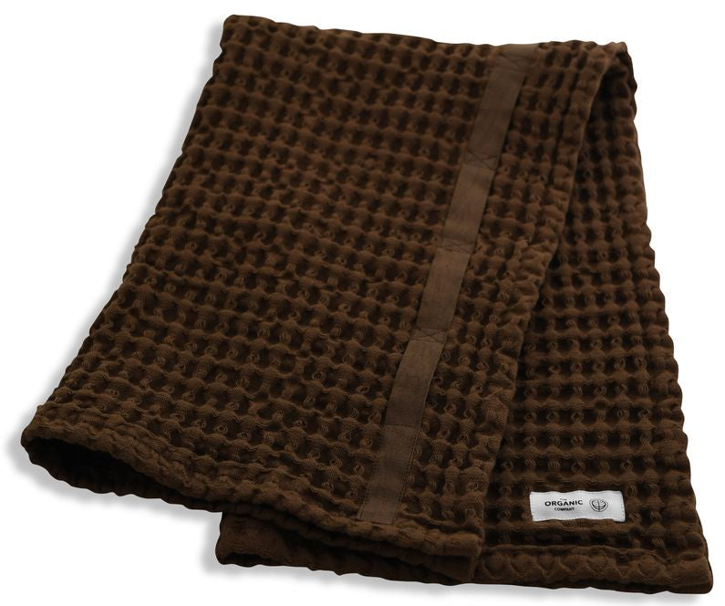 The Organic Company Big Waffle Hand Towel, Teak