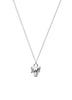 Skultuna Dachshund Necklace, Silver Plated