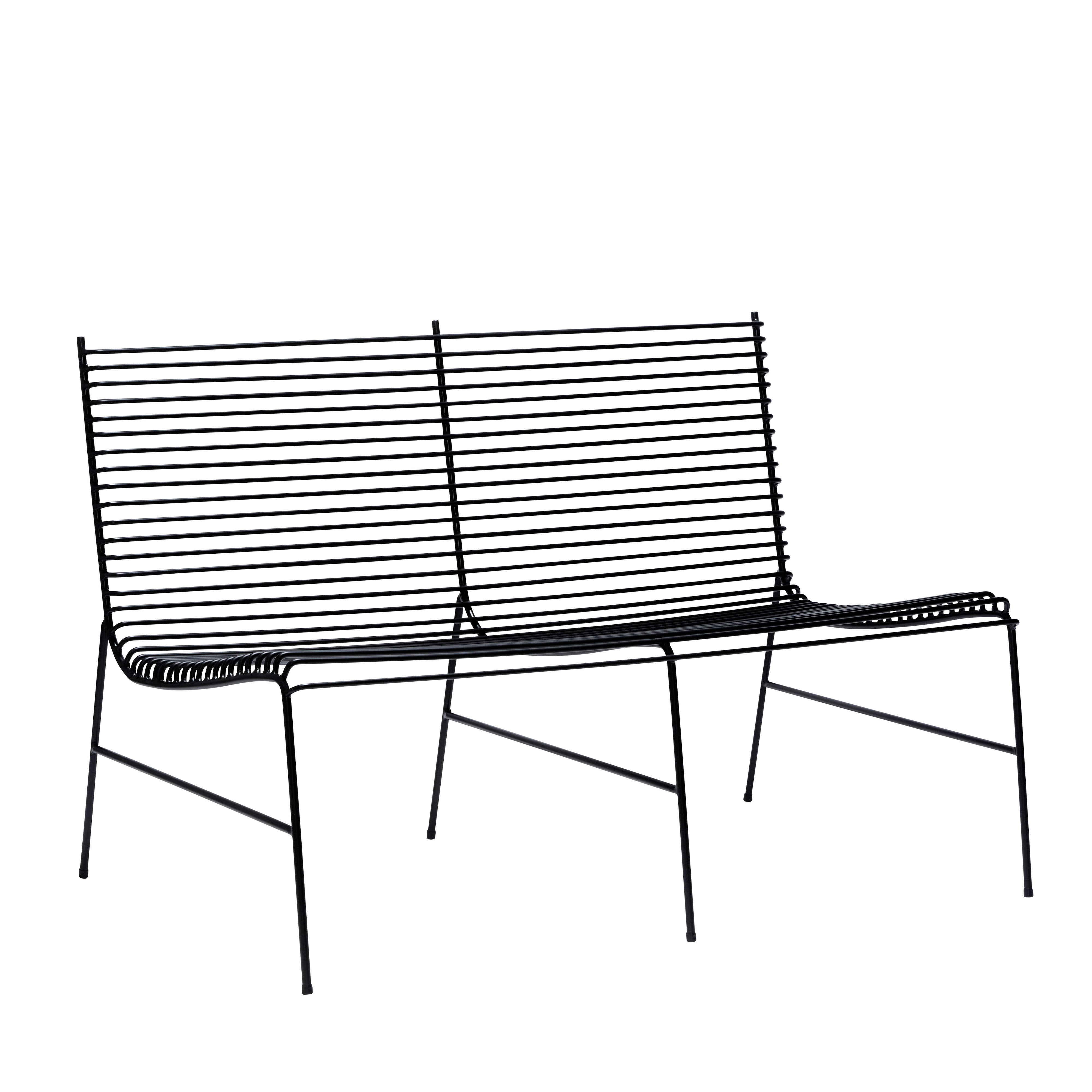 Hübsch String Bench Black