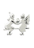 Rosendahl Angel On Seesaw H6.5 Silver Plated