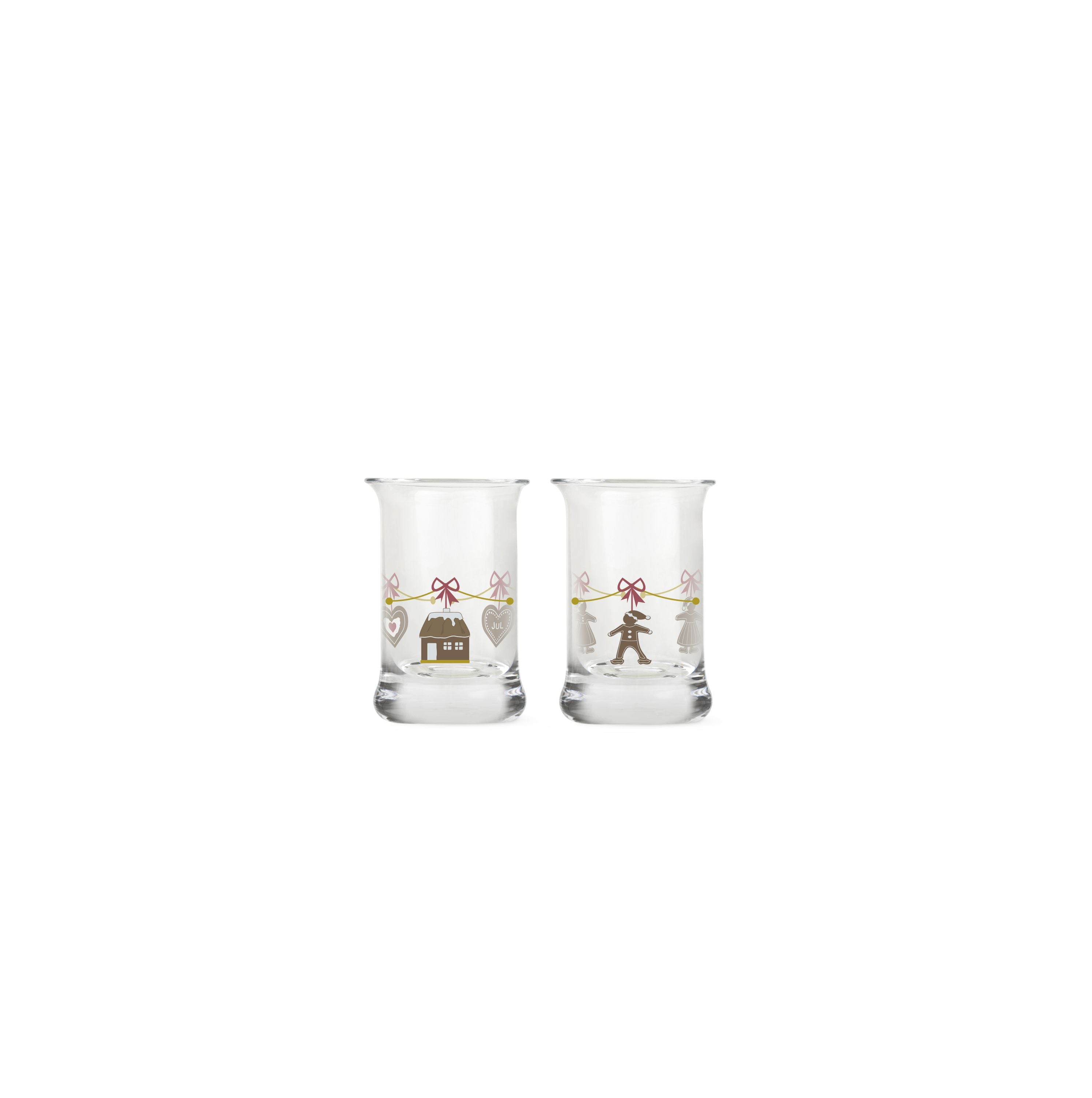 Holmegaard Christmas Christmas Dram Glass 2023 3 Cl 2 Pcs.