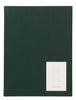 Notem Studio Even Work Journal Large, Dark Green Cloth