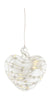 Sirius Sweet Christmas Hjerte ø10 Cm, White/Clear