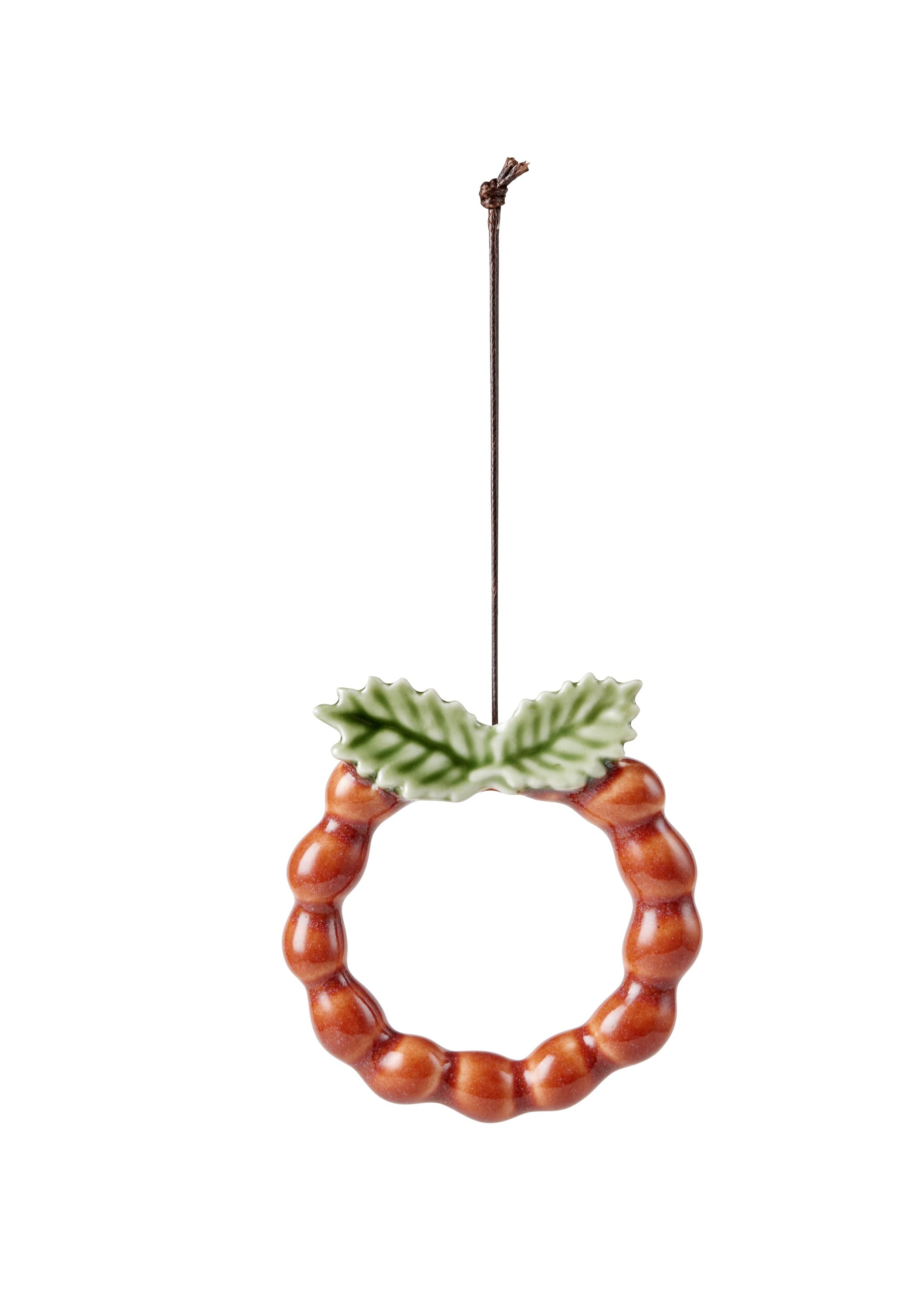 Kähler Christmas Tales Wreath H7 Cm, Red