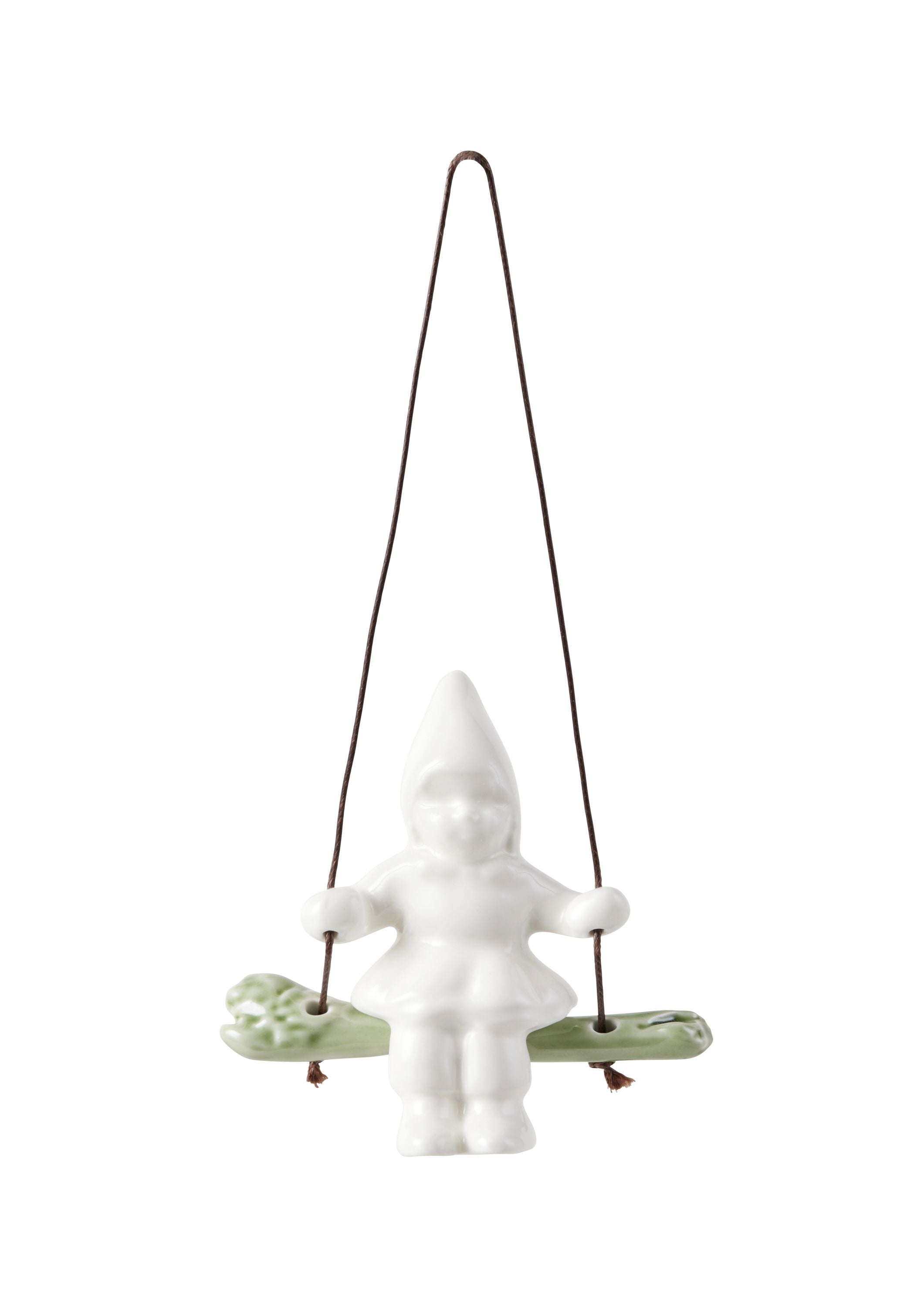 Kähler Christmas Tales Swinging Girl H8 Cm, White