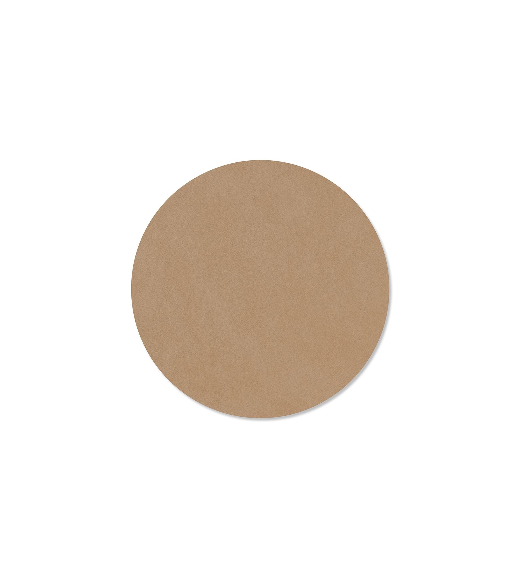 Lind Dna Table Mat Circle Small, Nougat