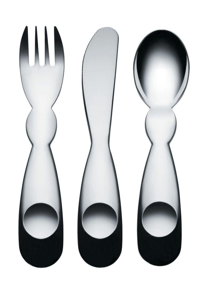 Alessi Alessini Children's Cutlery 3 Piece