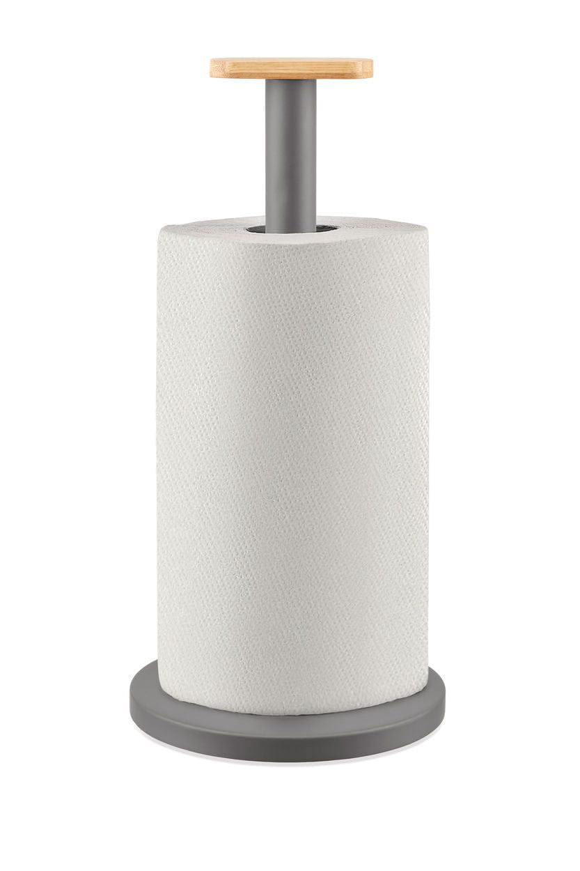 Alessi Mattina Kitchen Roll Holder, Dark Grey