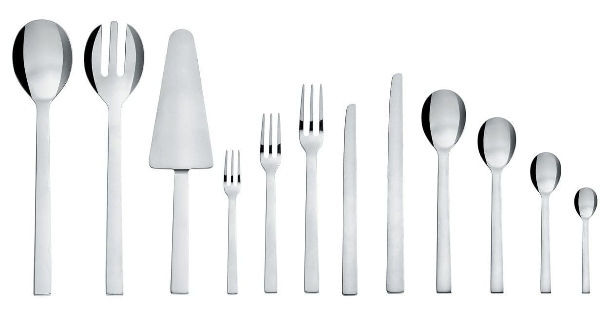 Alessi Santiago Salad Servers, 14 Cm