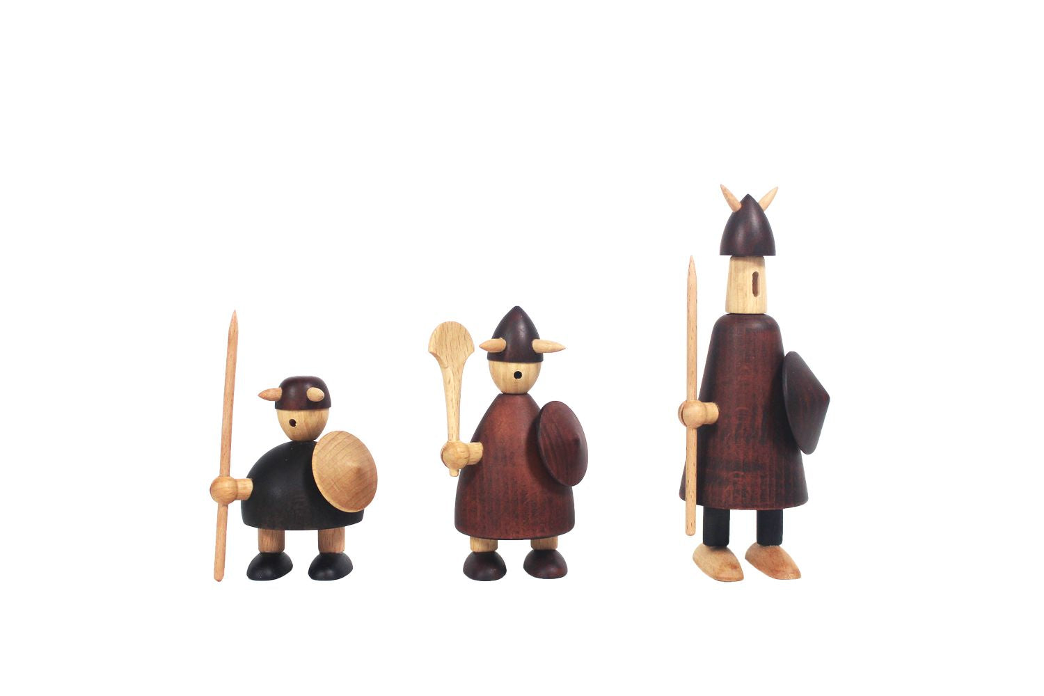 Andersen Furniture The Vikings Of Denmark Wooden Figure, Large