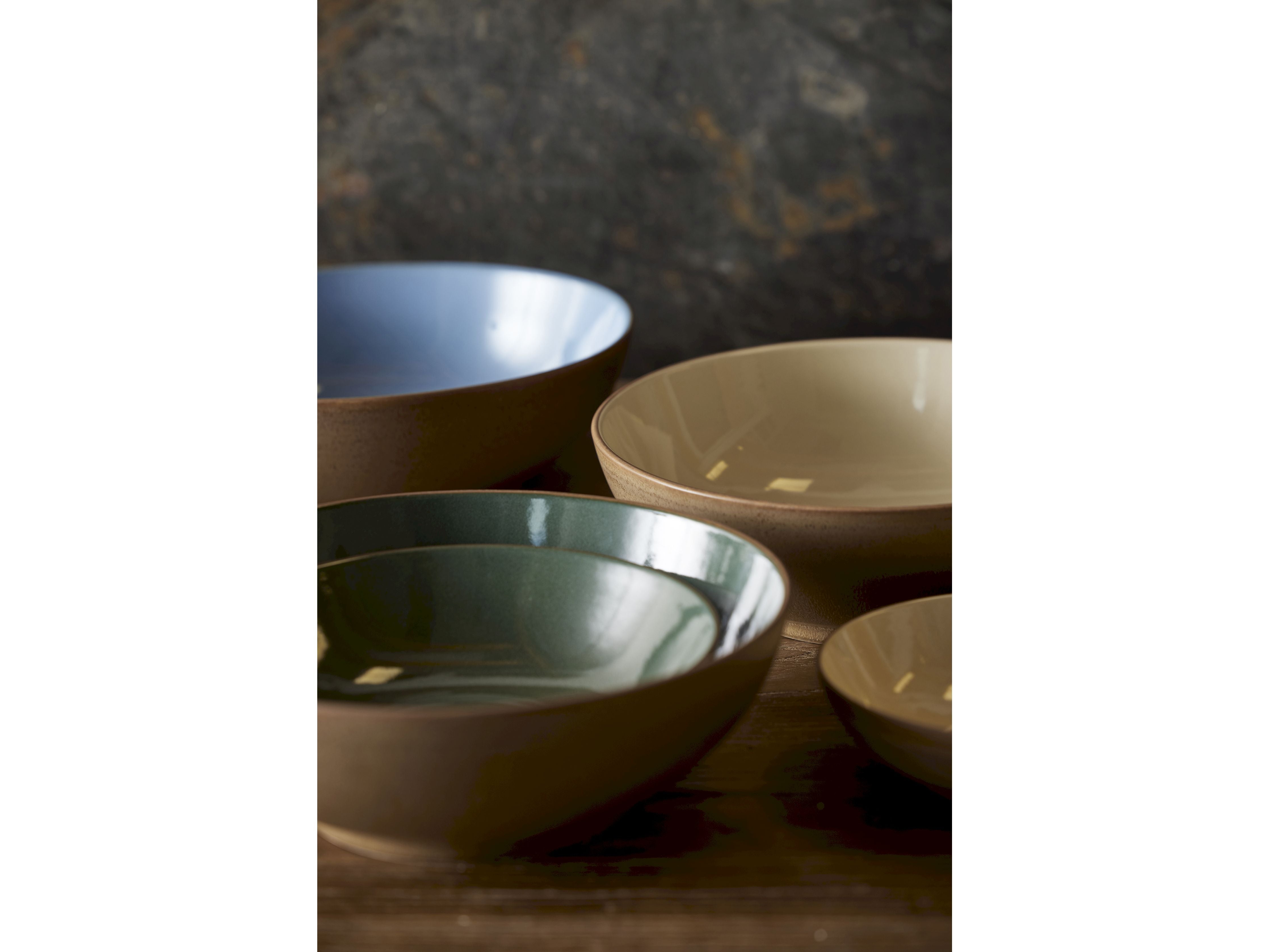 Bitz Salad Bowl 24 Cm, Wood/Sand