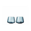 Bitz Kusintha Tealight Holder 2 Pcs. H 7.5 Cm, Blue