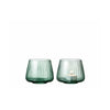 Bitz Kusintha Tealight Holder 2 Pcs. H 7,5 Cm, Green