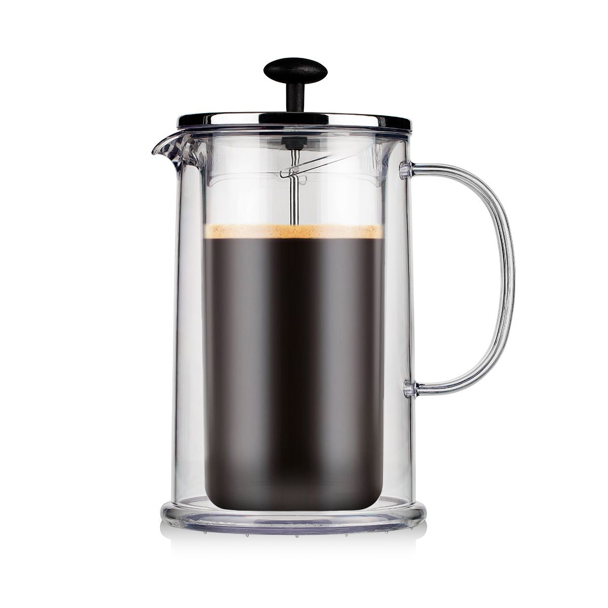 Bodum Thermia Double Walled Coffee/Tea Maker Transparent 1 L, 8 Cups