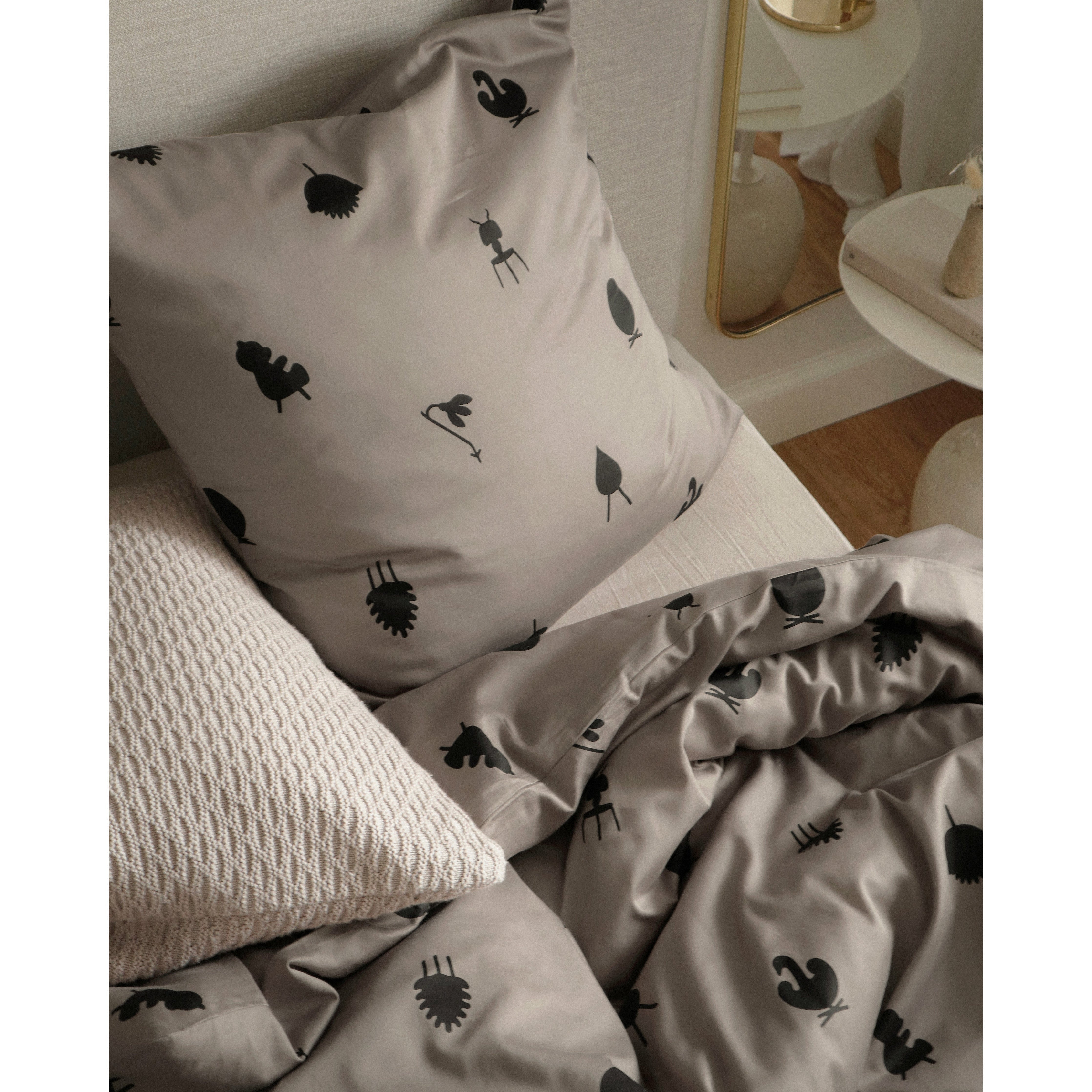 Brainchild Bed Linen Design Icons 140x200 Cm, Taupe