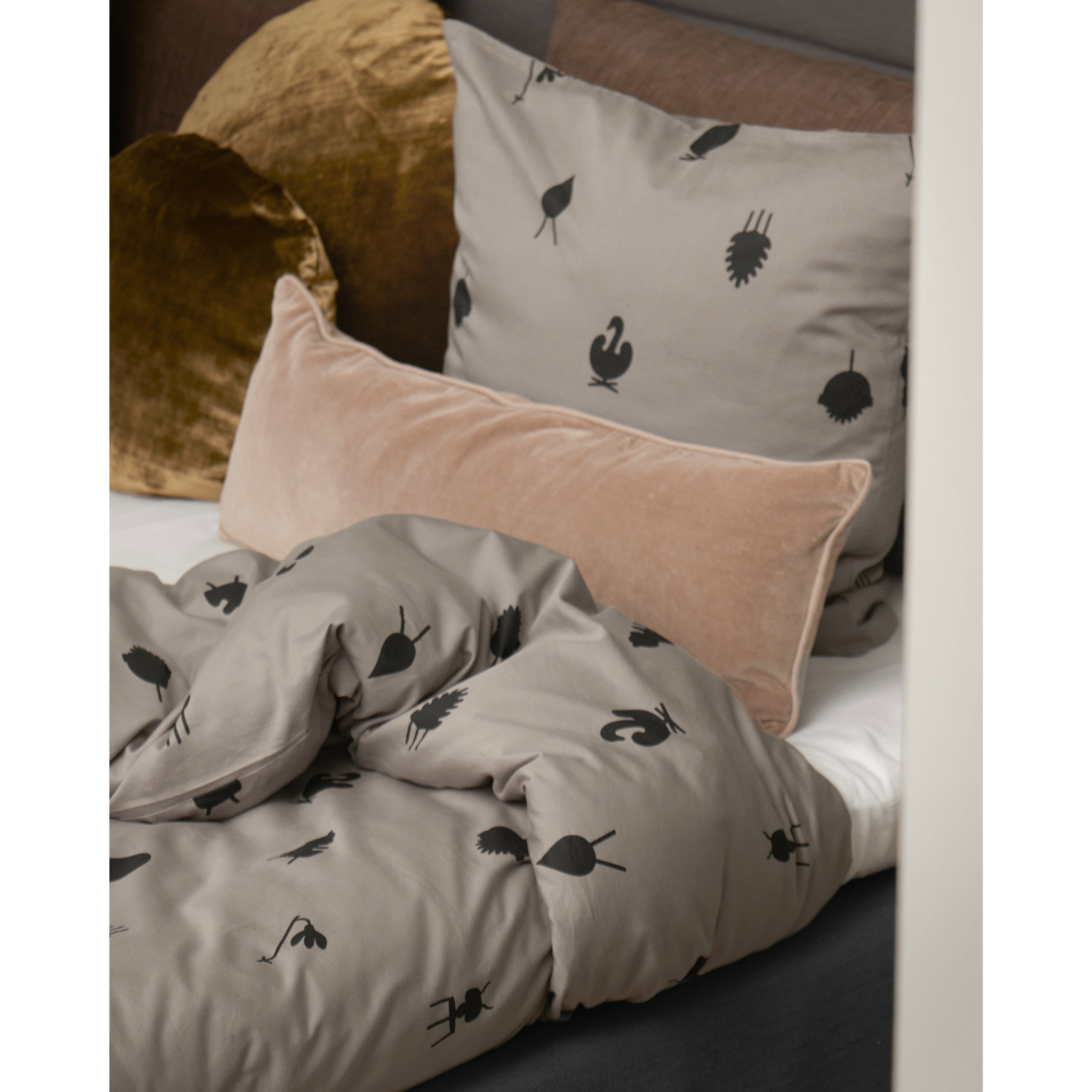 Brainchild Bed Linen Design Icons 140x220 Cm, Taupe