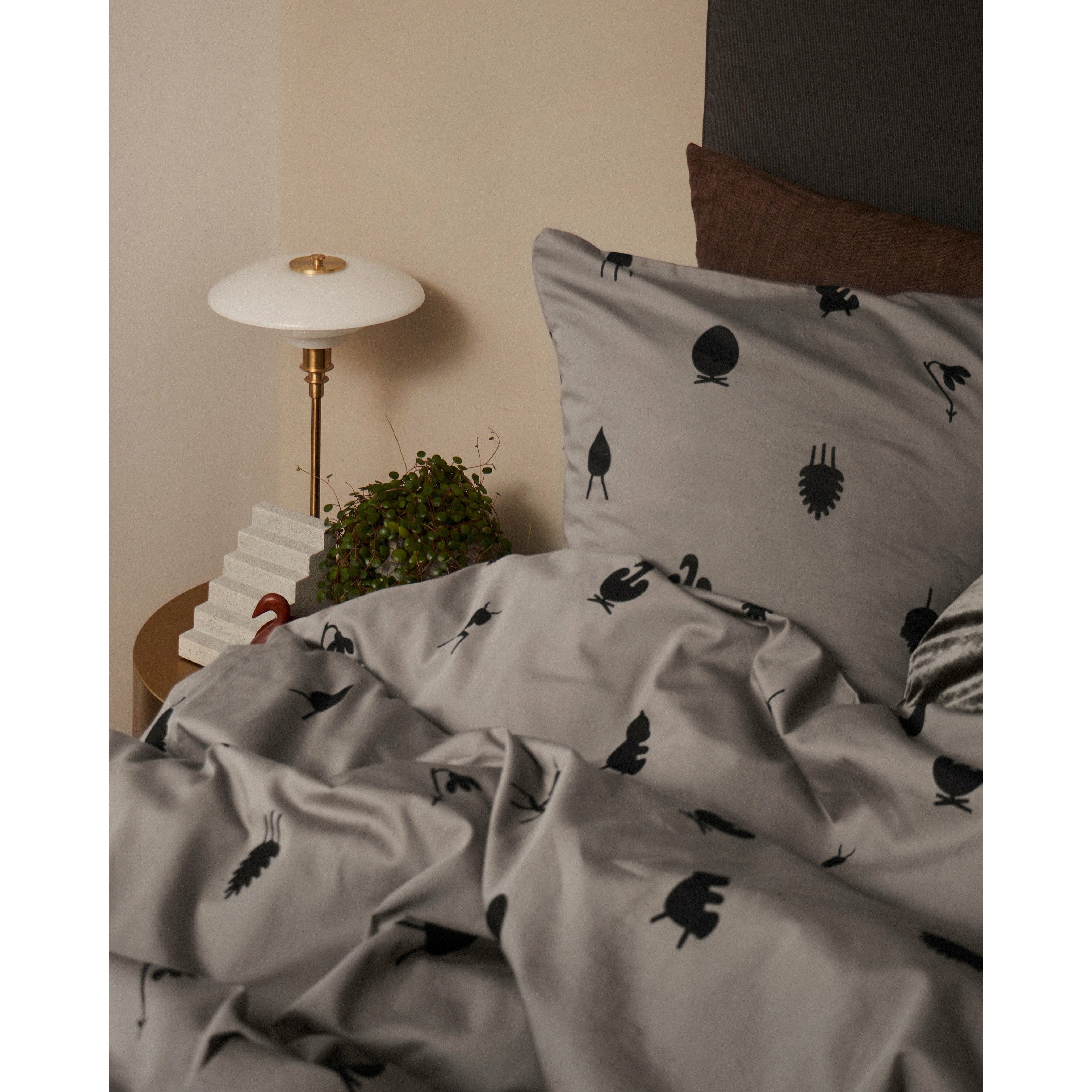 Brainchild Bed Linen Design Icons 140x220 Cm, Taupe