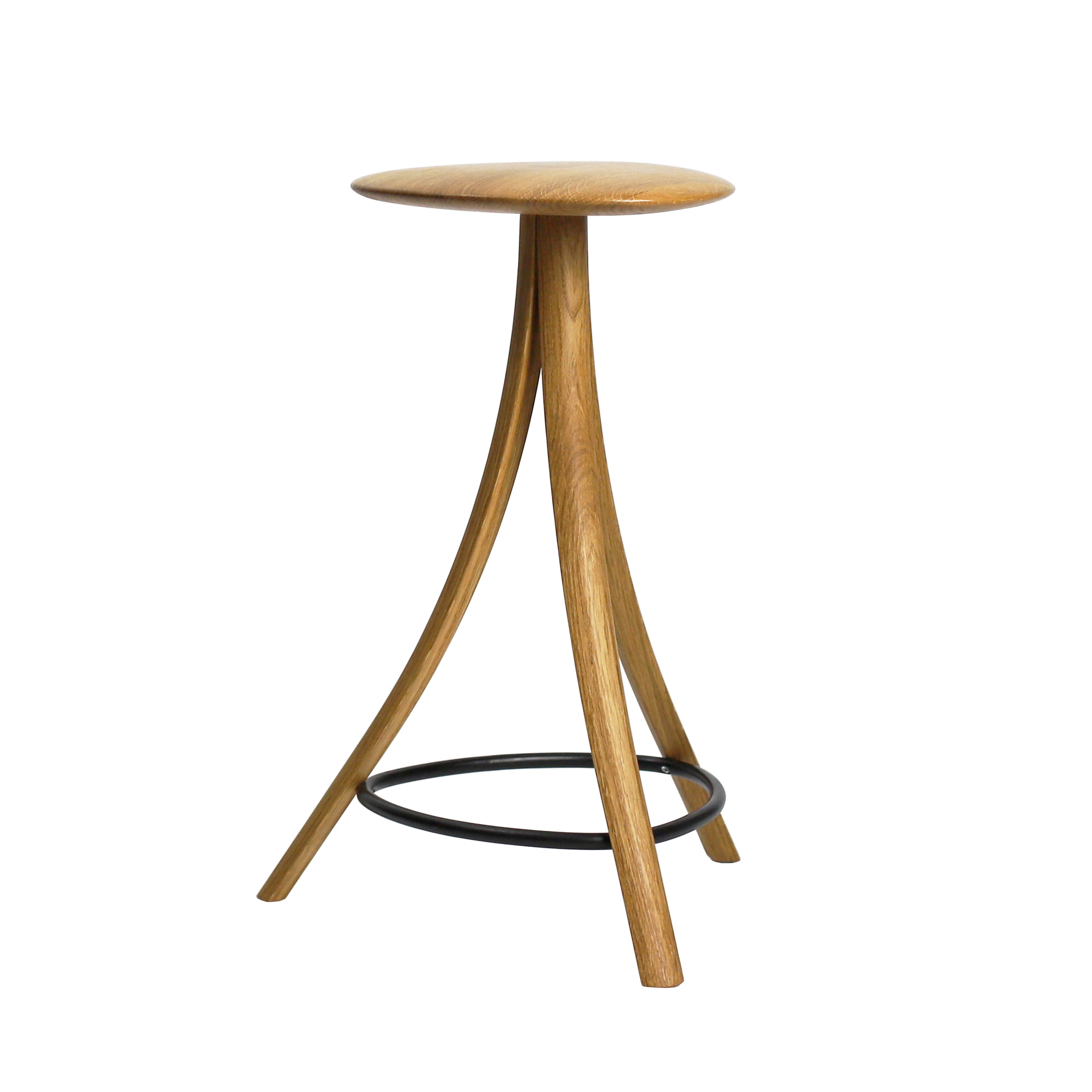 Ro Collection Clover Stool, Oak/Oil