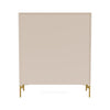 Montana Cover Cabinet With Legs, Clay/Brass