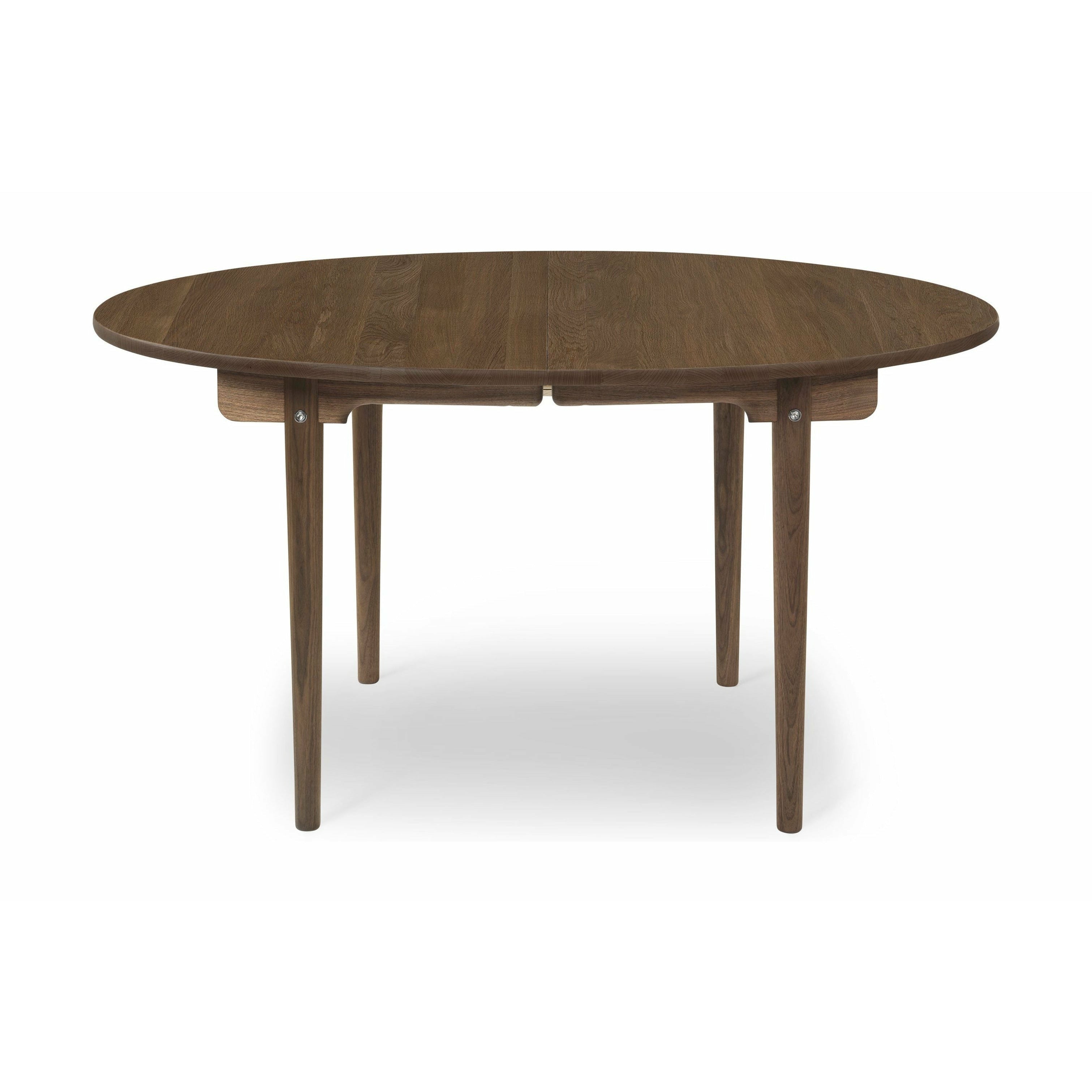 Carl Hansen Ch337 Dining Table Designed For 2 Pull Out Plates, Oak Smoke Colored Oil