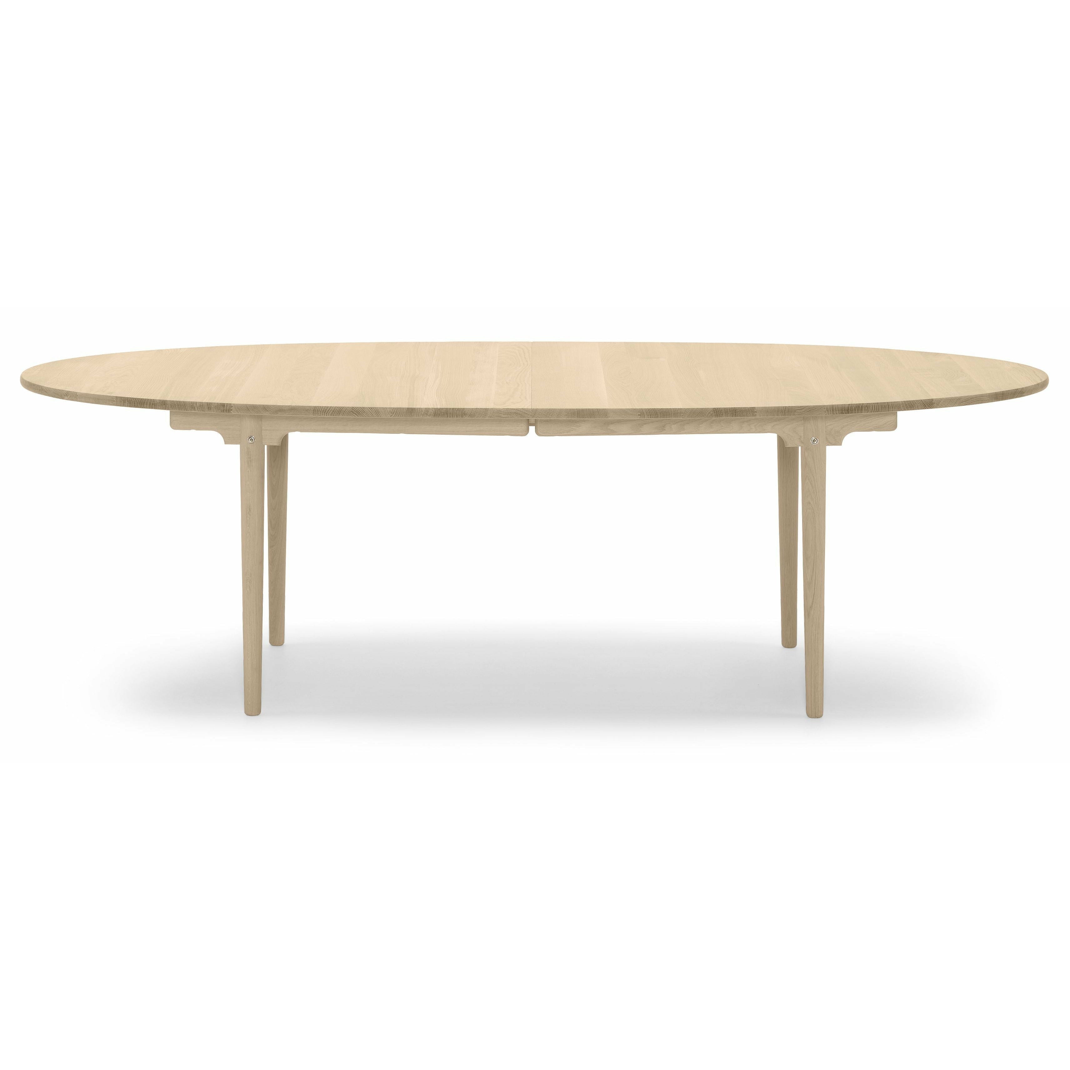 Carl Hansen Ch339 Dining Table Designed For 2 Pull Out Plates, Oak Oiled