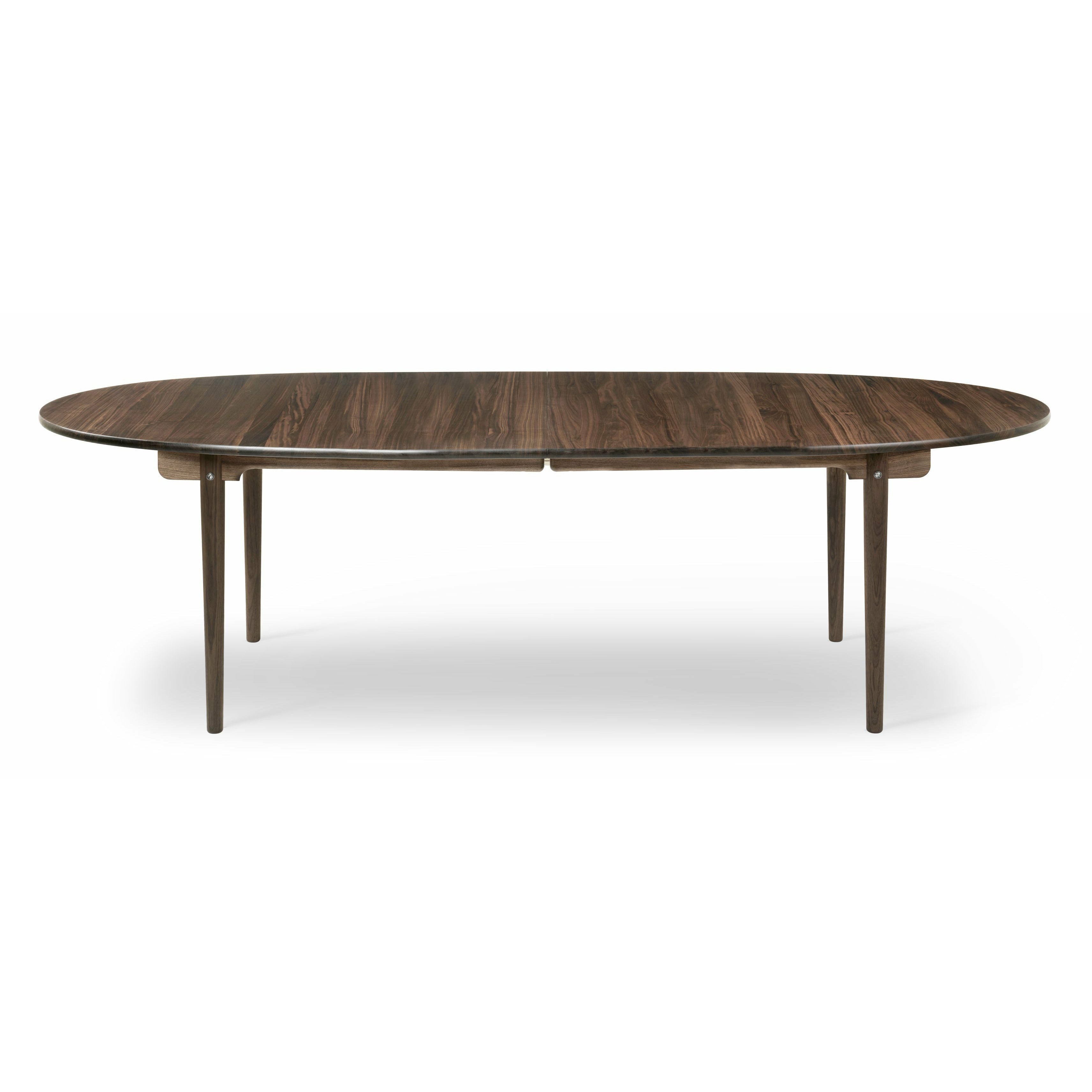 Carl Hansen Ch339 Dining Table Designed For 2 Pull Out Plates, Walnut Oiled