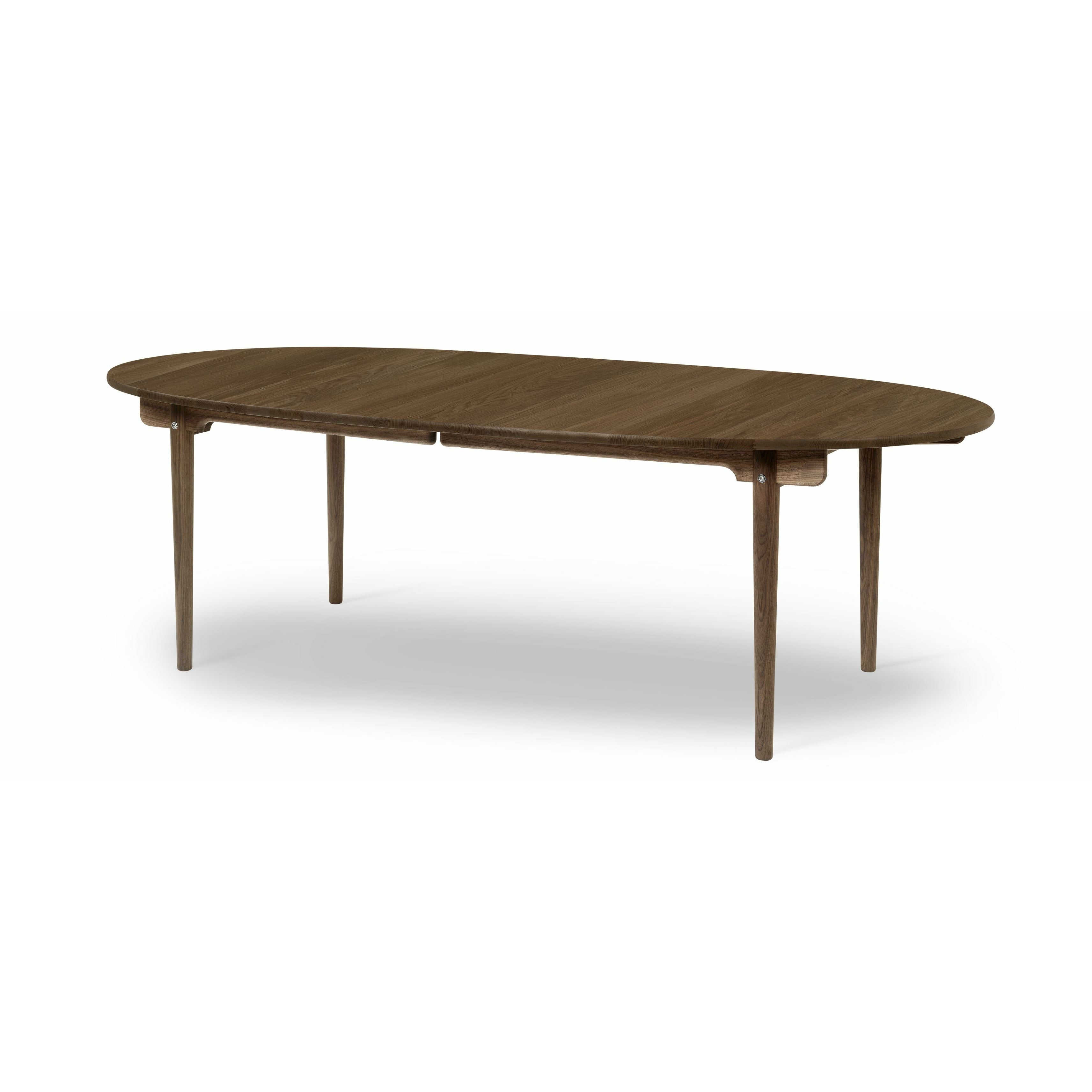 Carl Hansen Ch339 Dining Table Designed For 4 Pull Out Plates, Oak Smoke Colored Oil