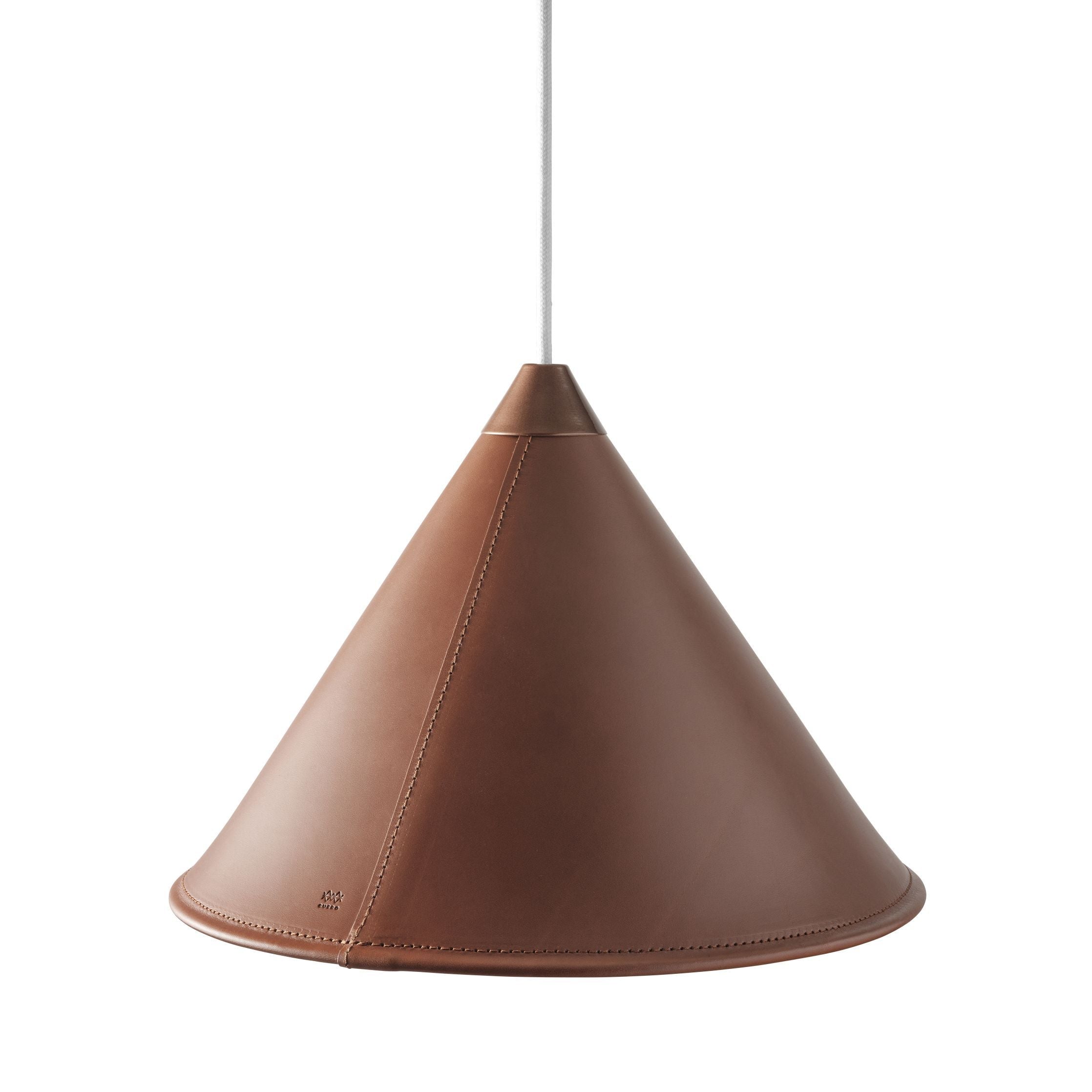 Cuero Namibia Pendant ø 25 Cm, Montana/Copper With White Cable