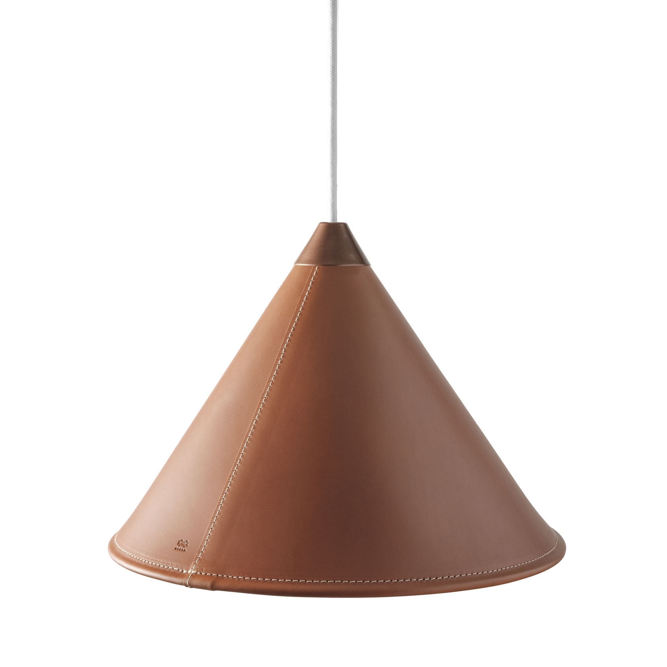 Cuero Namibia Pendant ø 25 Cm, Polo/Copper With White Cable