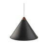  Namibia Pendant ø 25 Cm Black/Copper With White Cable