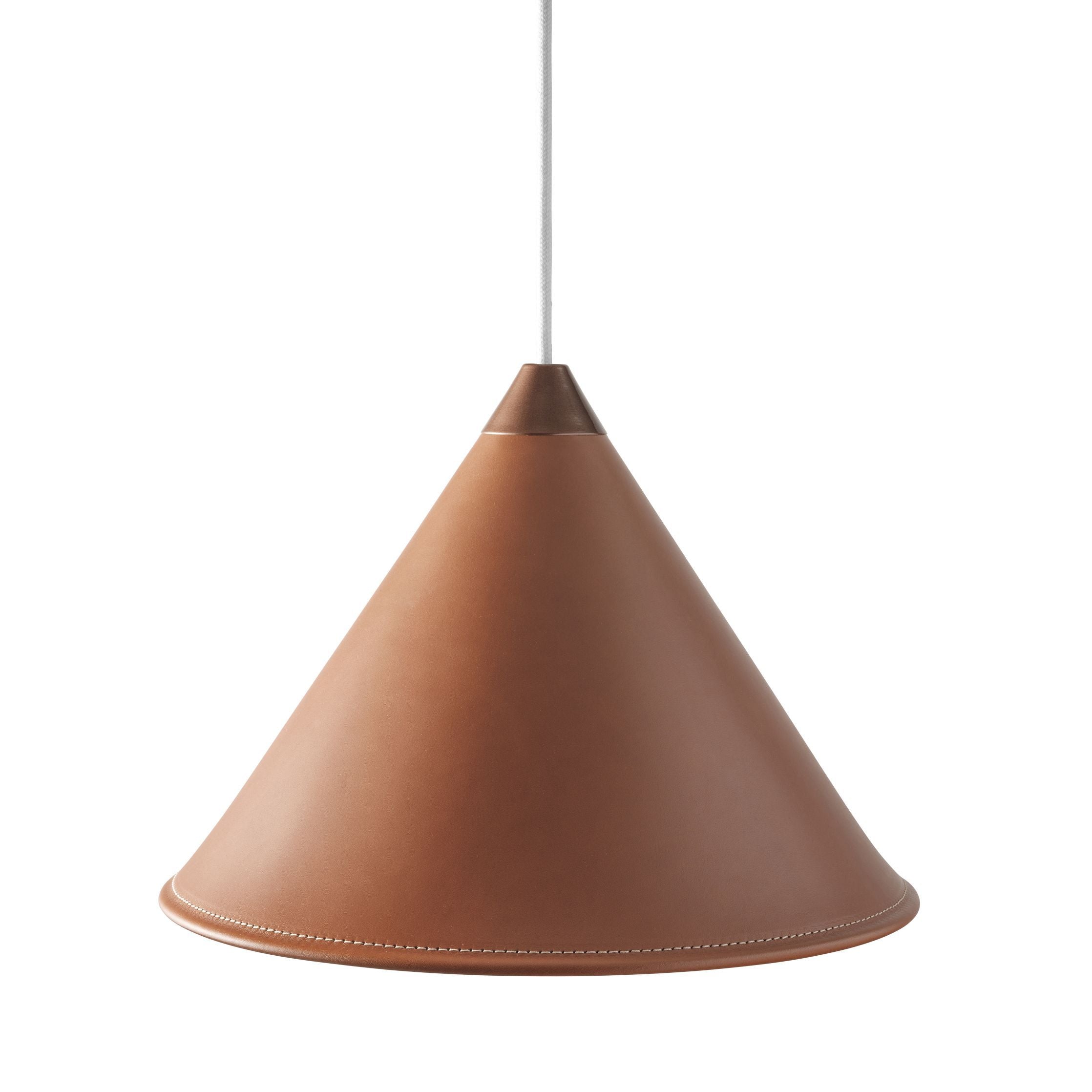 Cuero Namibia Pendant ø 35 Cm, Polo/Copper With White Cable