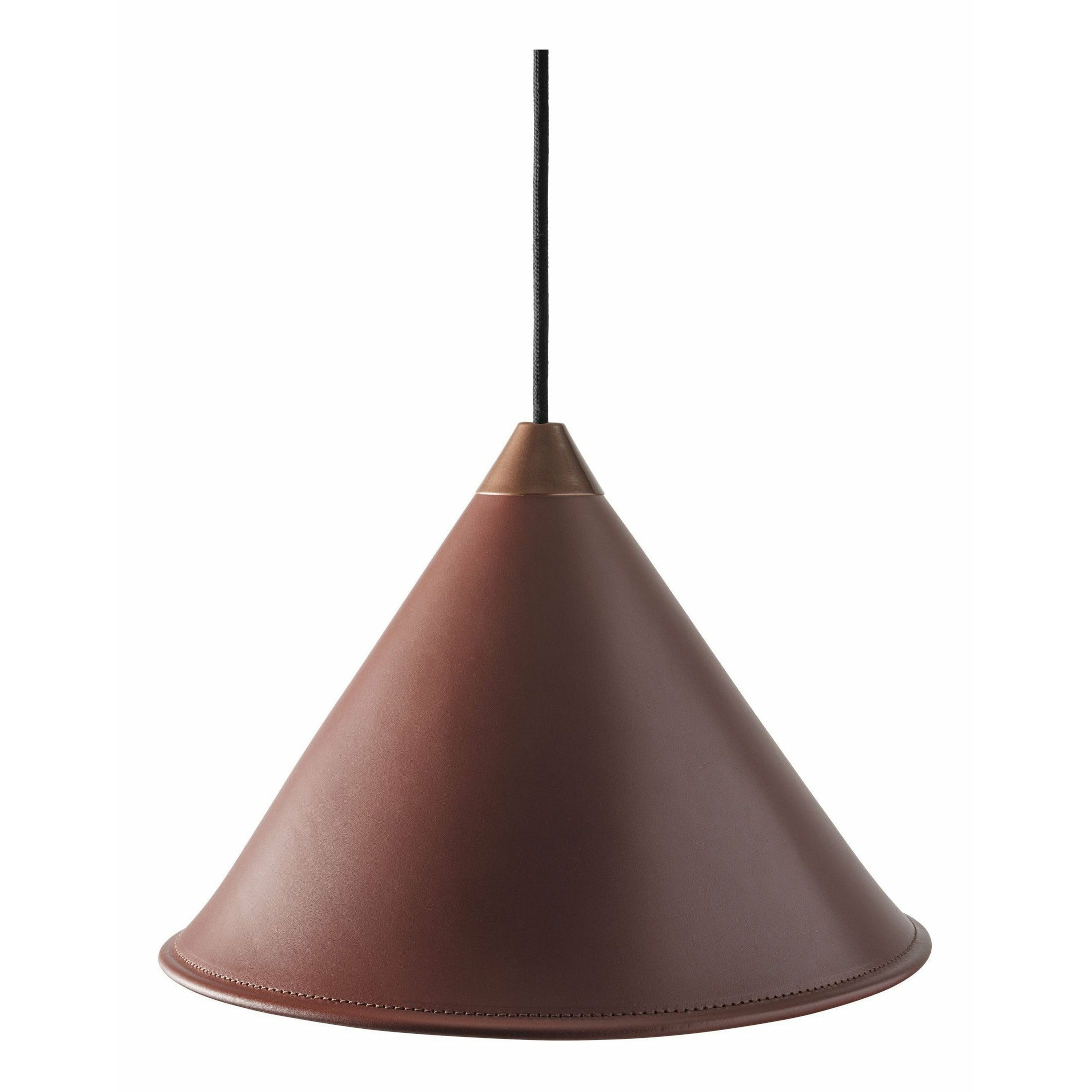 Cuero Namibia Pendant ø 45 Cm, Oak Brown/Copper With Black Cable