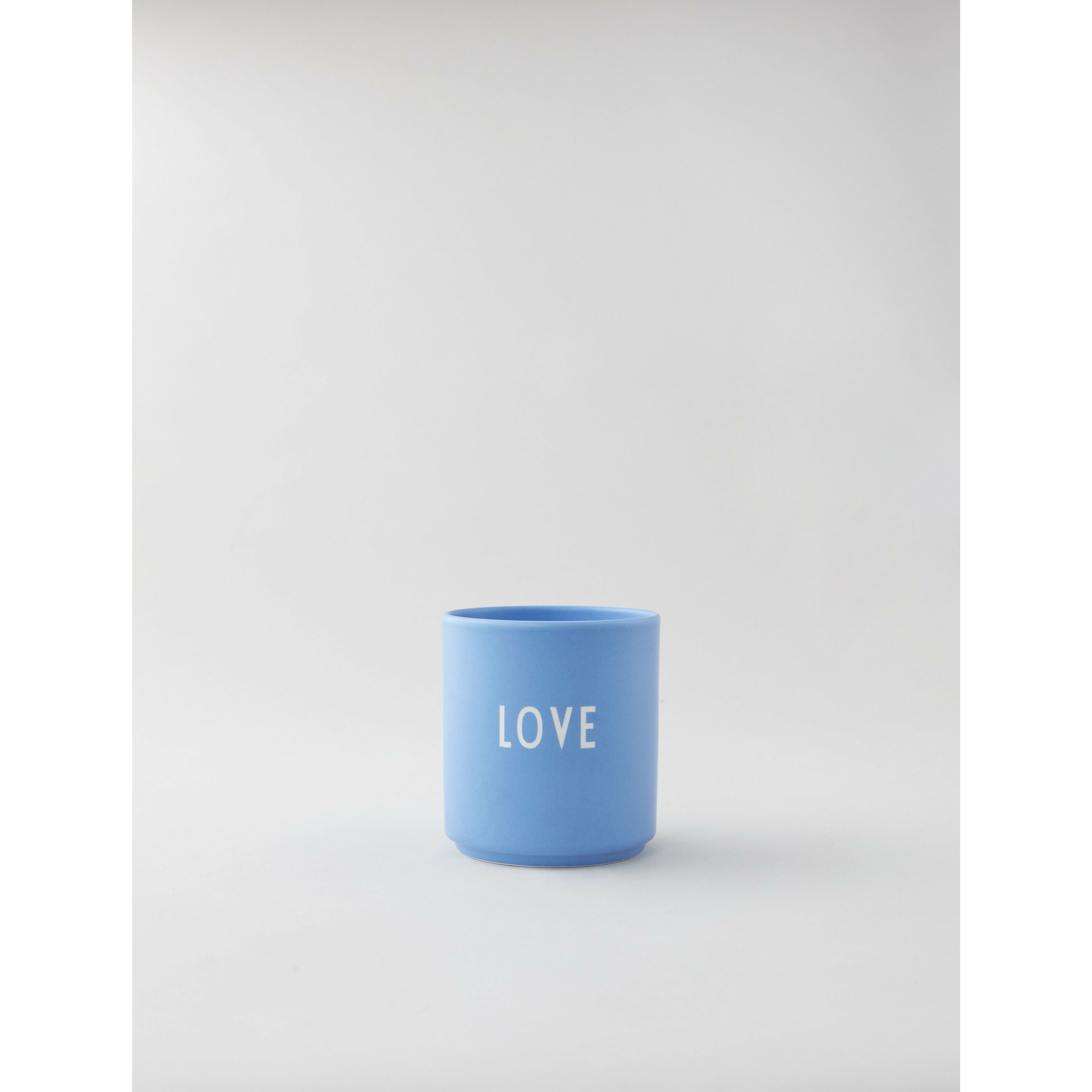 Design Letter's Favorite Mug Love, Sky Blue