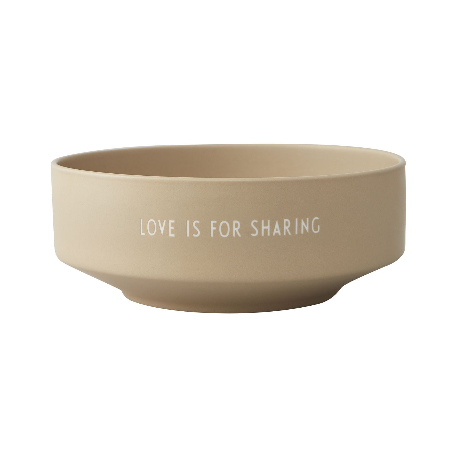 Design Letters Favorite Bowl Medium, Beige