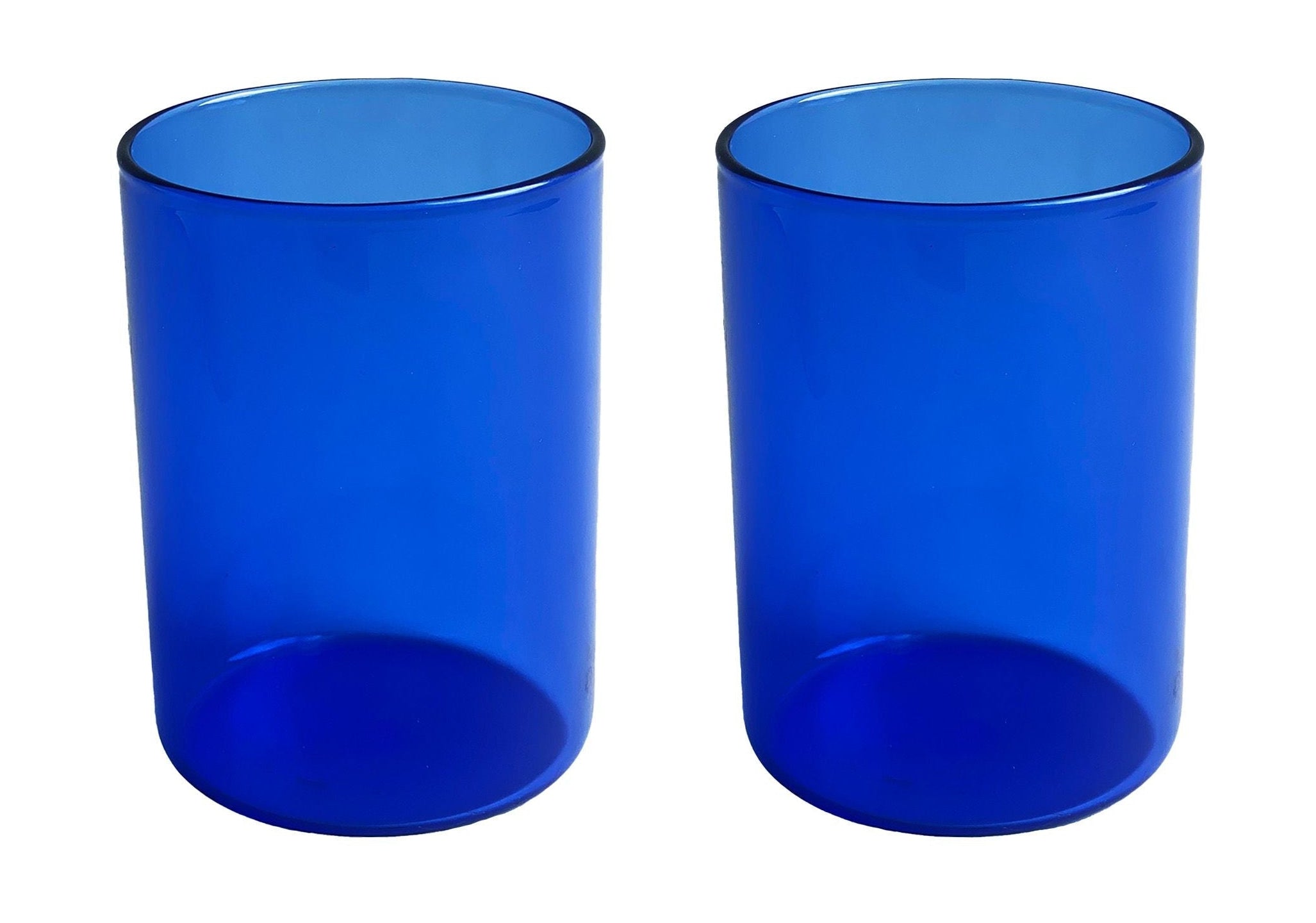 Design Letter's Favorite Drinking Glass Set Of 2, Blue