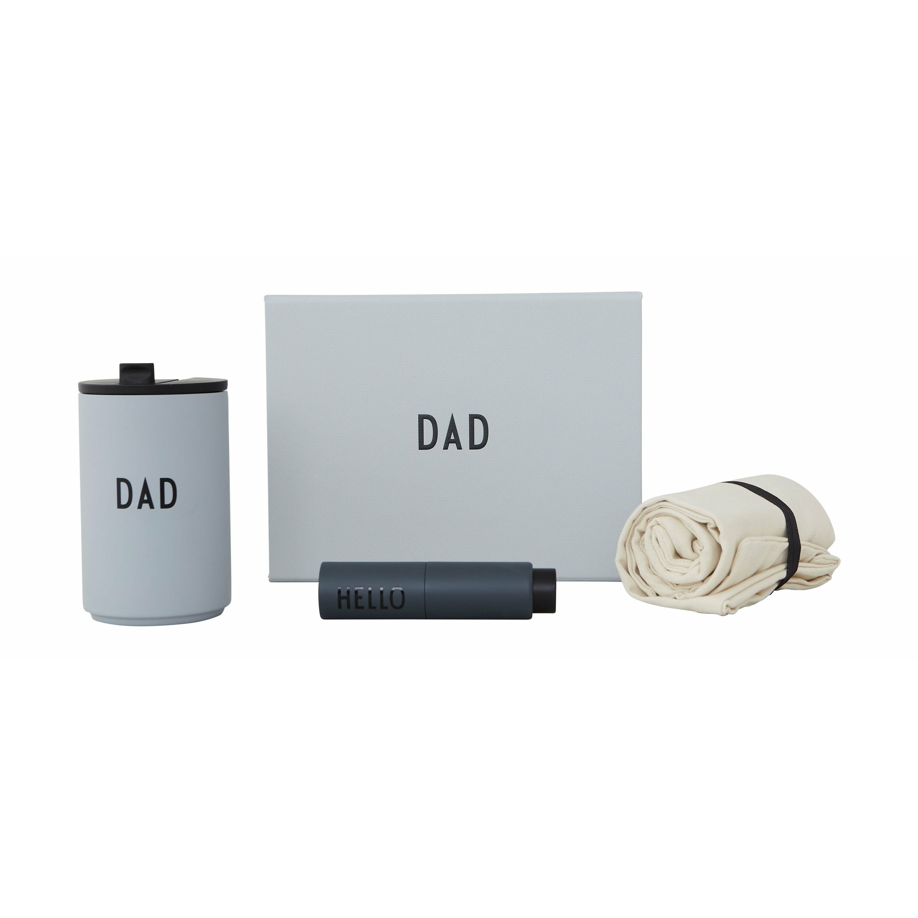 Design Letters Mom & Dad Gift Box, Vatter, Gray