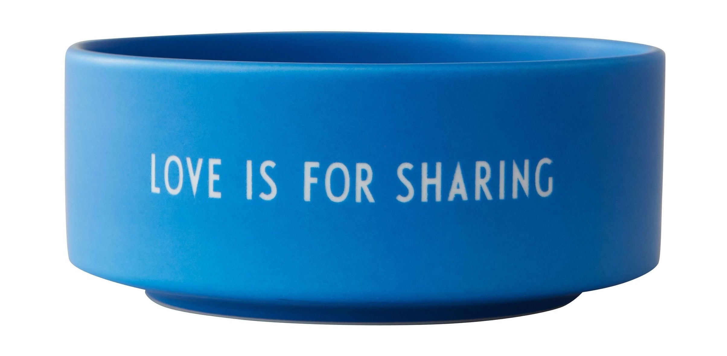 Design Letters Snack Bowl, Cobalt Blue