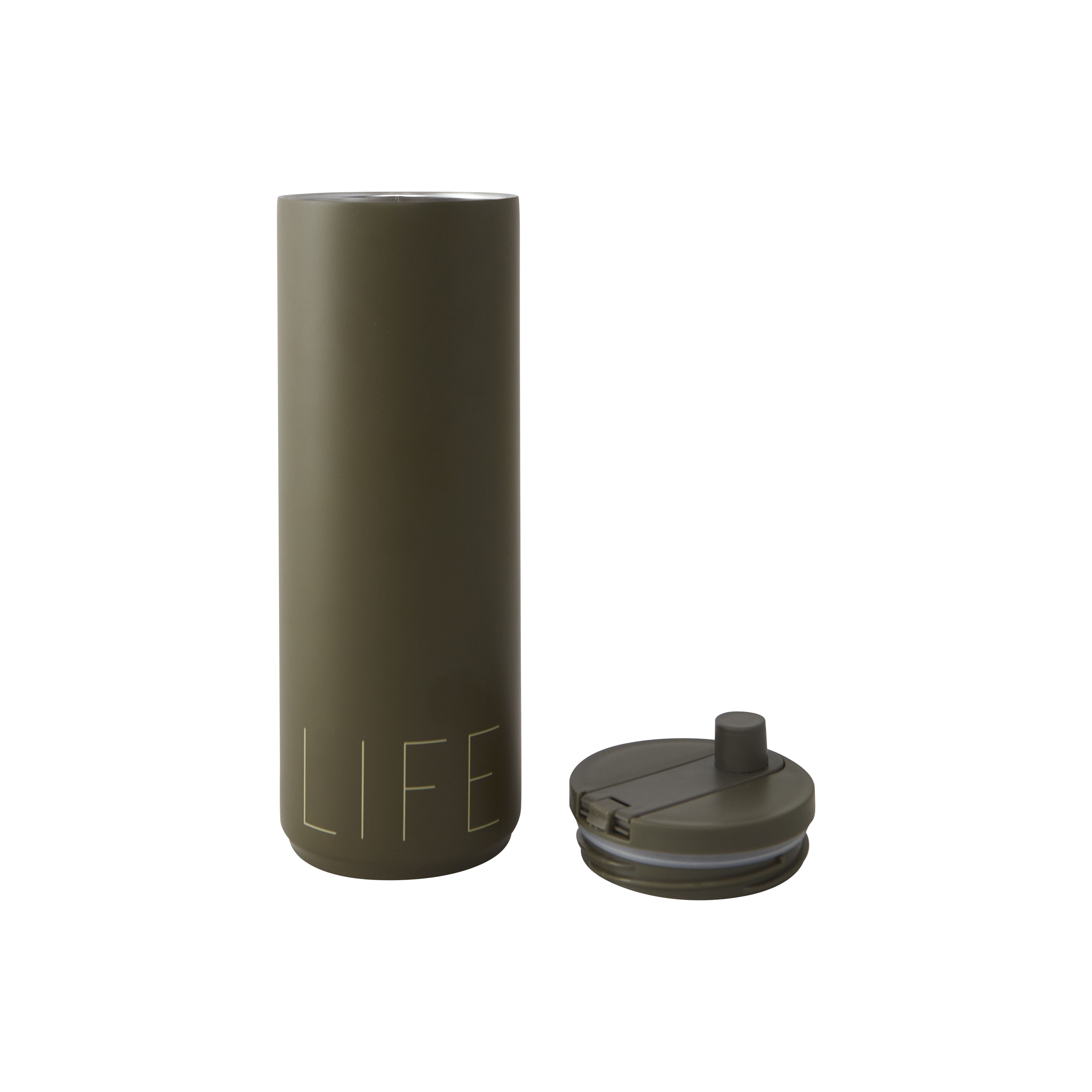 Design Letters Travel Mug 500 Ml, Olive Green